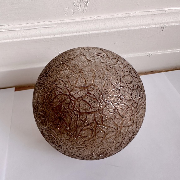 Pier 1 - Decorative Clay Sphere - Glass - Picture 1 of 3